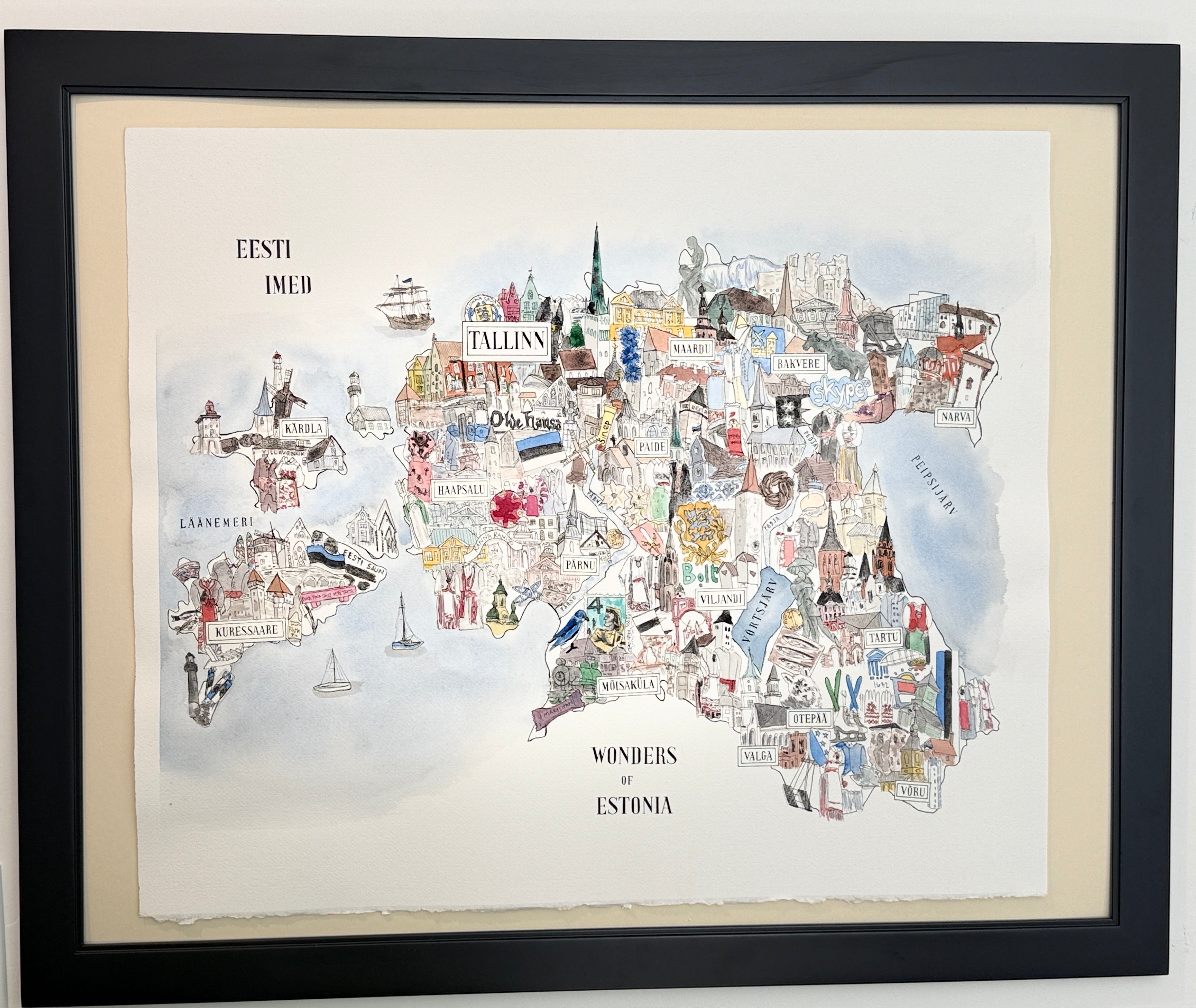 Wonders of Estonia Map