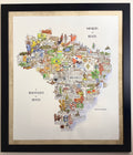 Wonders of Brazil Map