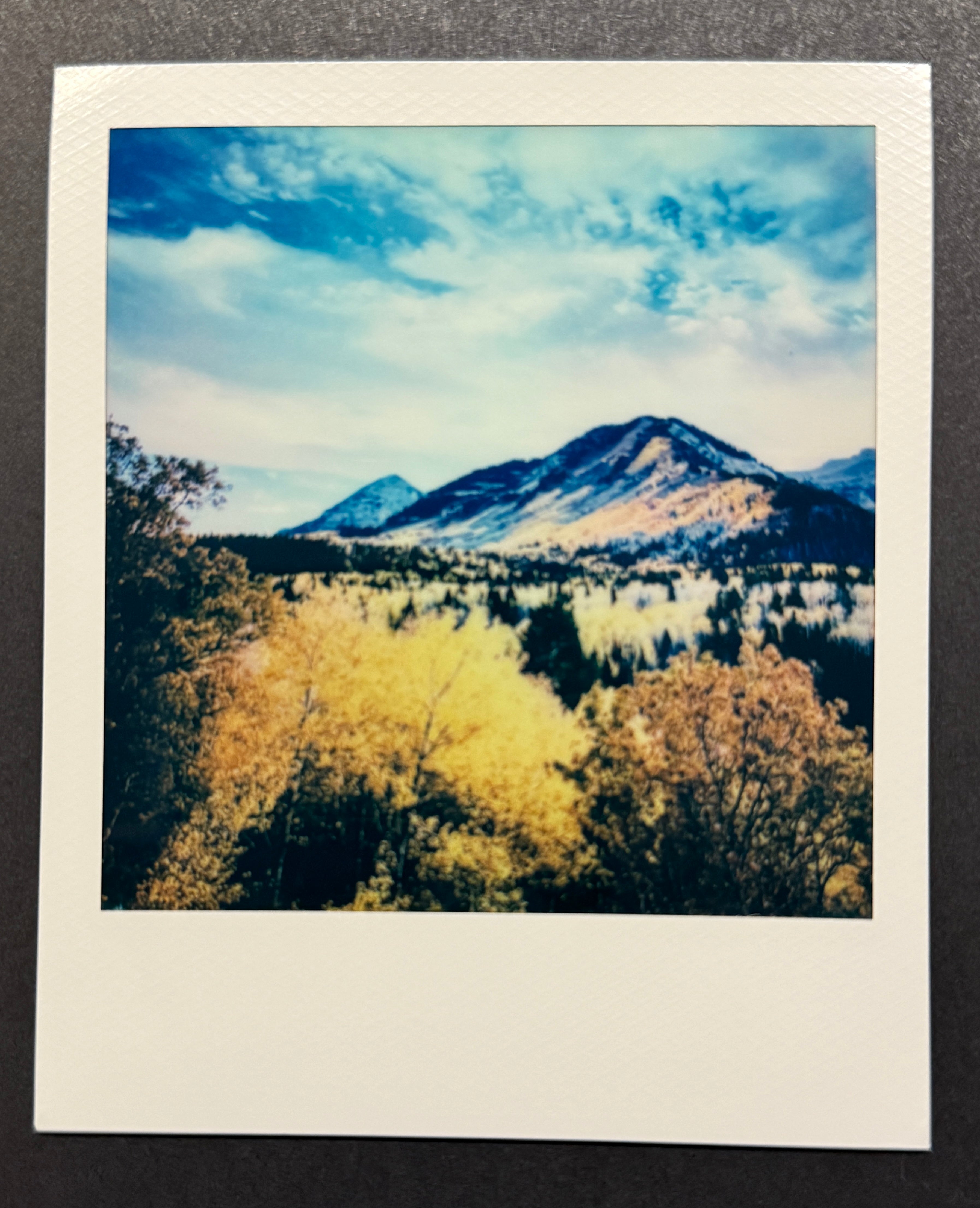 Utah Mountains Polaroid